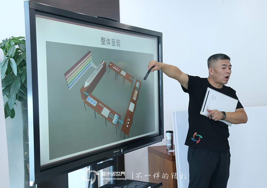 激情挑戰(zhàn)桌上創(chuàng)意多米諾