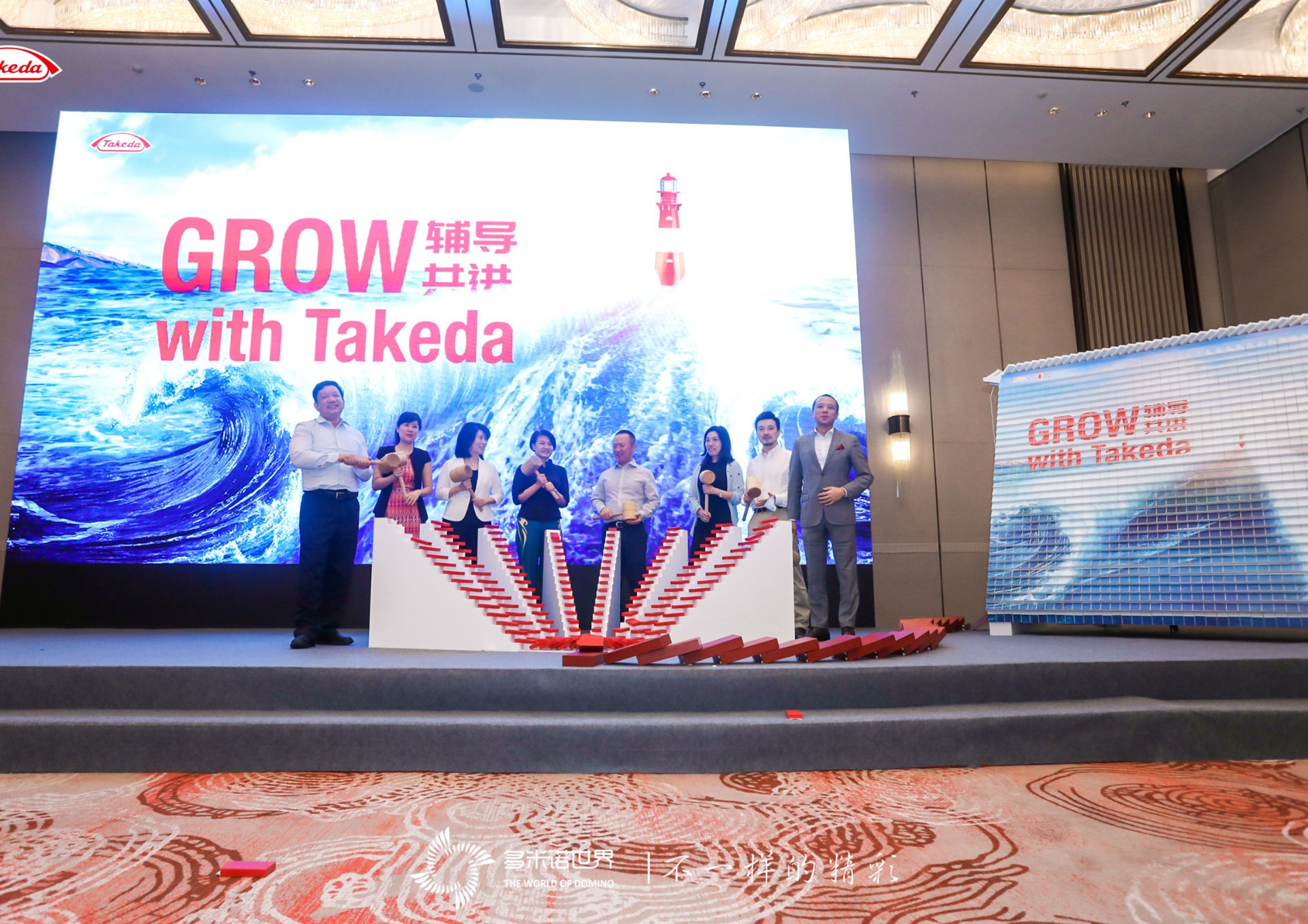 多米諾助力武田中國(guó)《輔導(dǎo)  共進(jìn)》研討會(huì)啟動(dòng)儀式